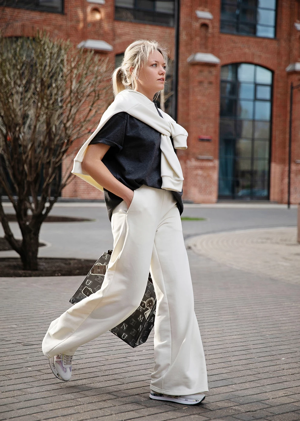 Брюки-палаццо (7154NW-0025-NR046)