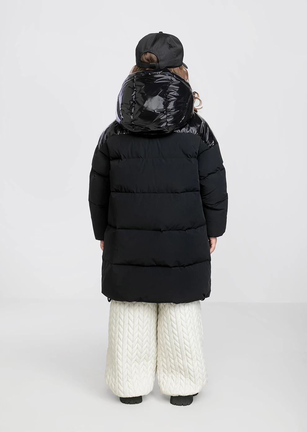 Детский пуховик с капюшоном (1195QP-0070-QA002)