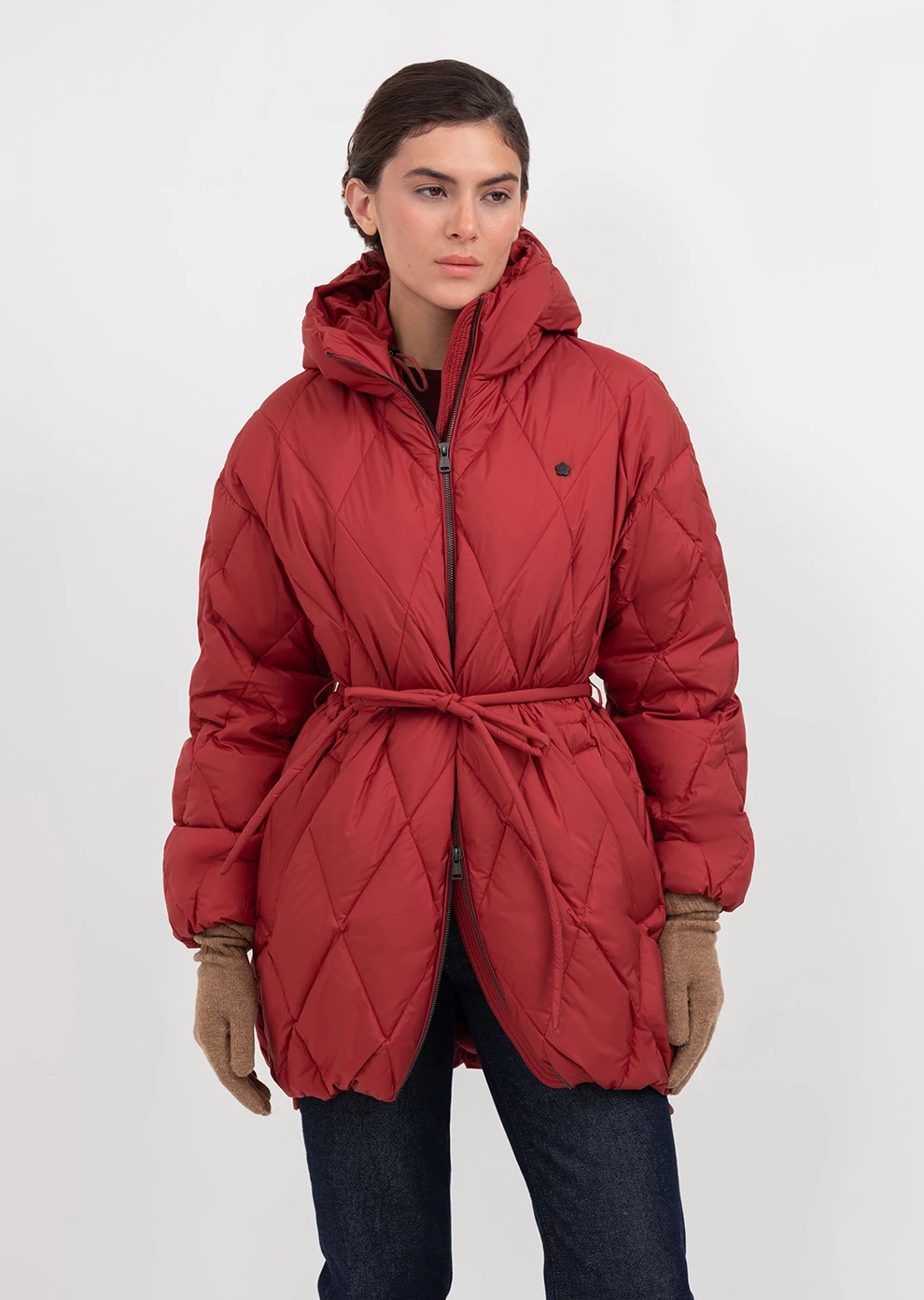 Пуховик демисезонный с капюшоном  (1168UW-1039-A312)