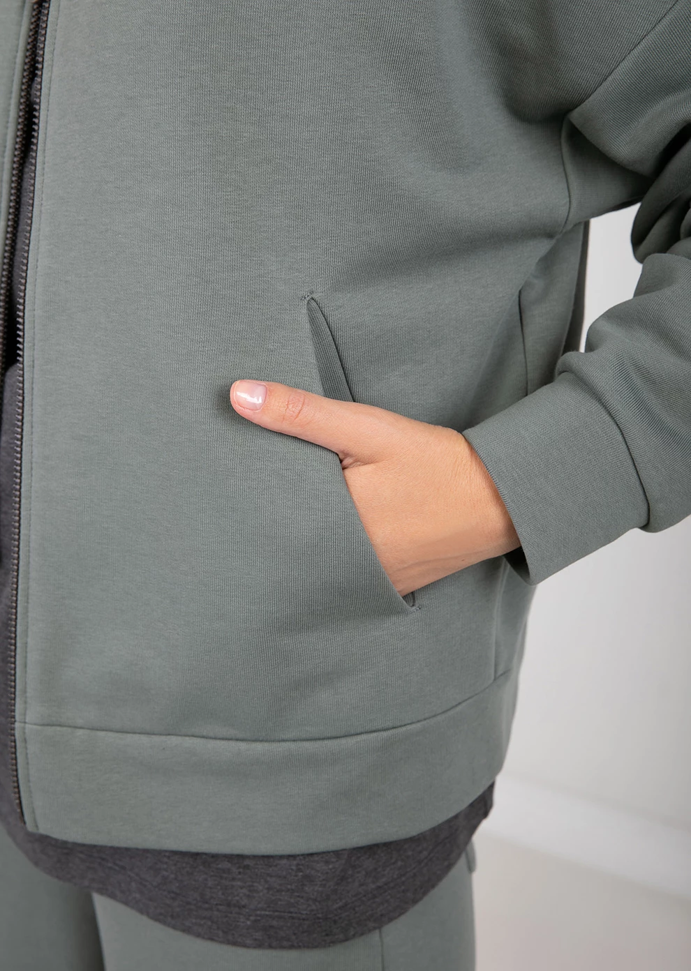 Худи на молнии (7206NW-0025-NR160)