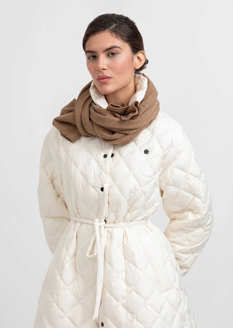Пуховик длинный демисезонный (1234UW-1039-A002)
