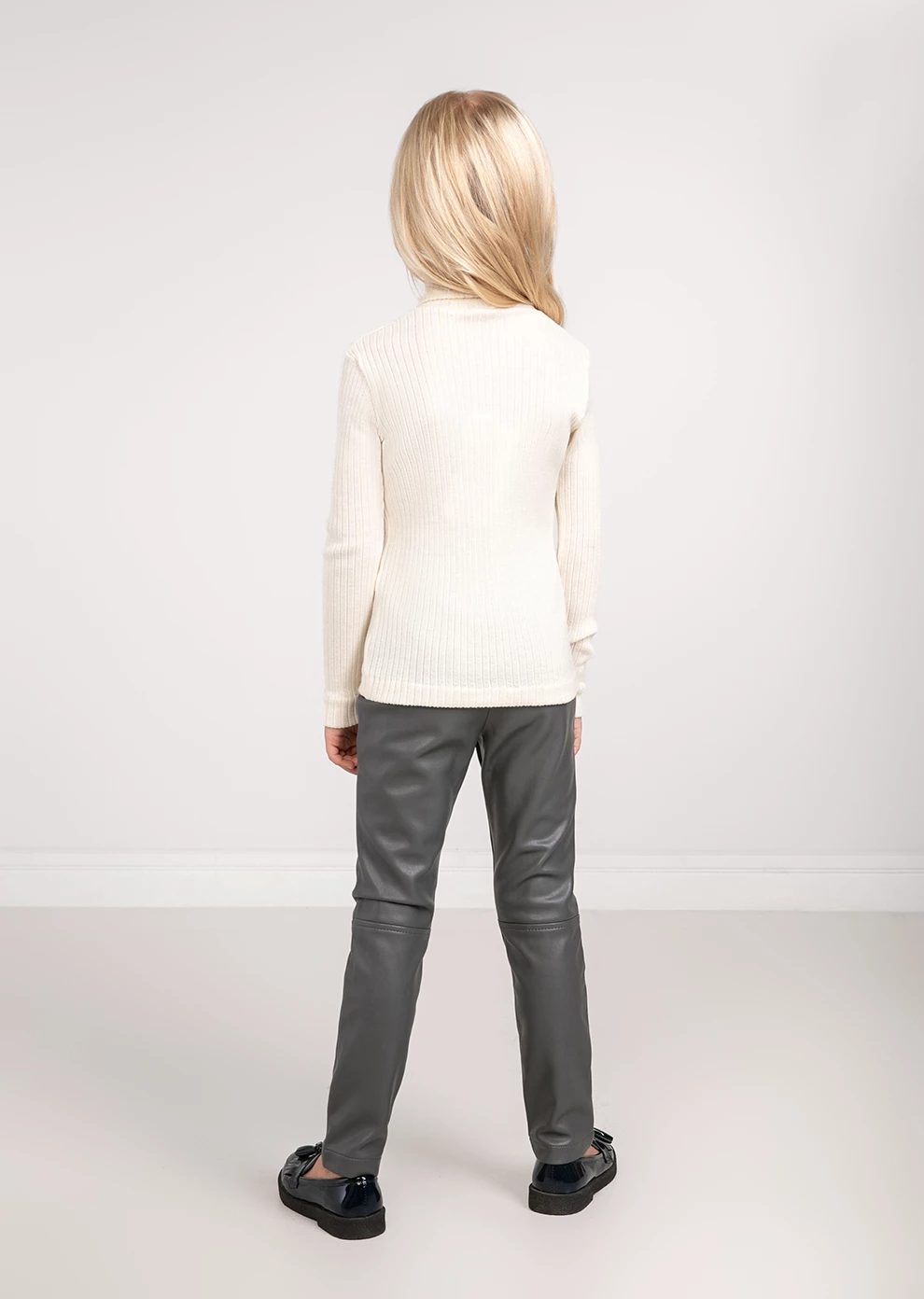 Детская водолазка из шерсти и шелка (19W642-0000-IE001)