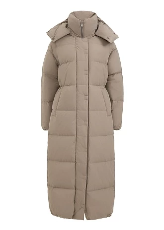 Длинный пуховик с капюшоном (1297SW-1005-A505)