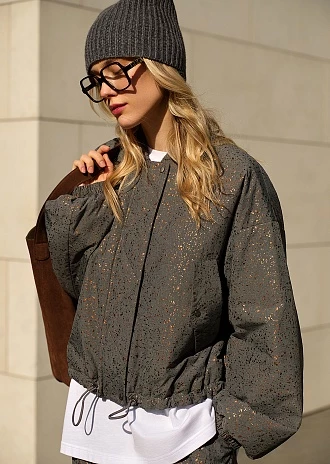 Утепленный бомбер  (1521TW-1053-P201)