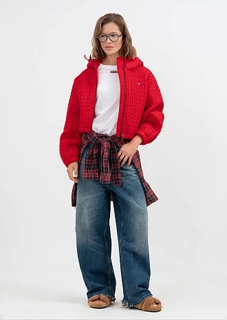 Укороченная утепленная куртка (1843UW-1023-A301)