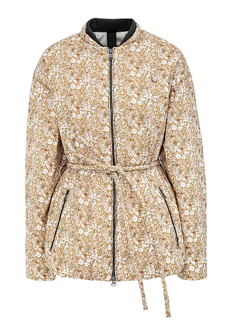 Укороченная утепленная куртка с поясом (1273TW-2019-F510)