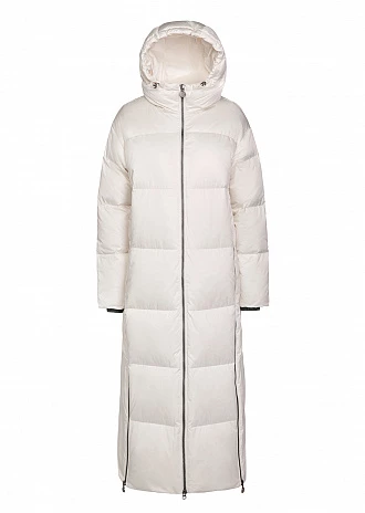 Длинный пуховик с капюшоном (1116SW-1070-A002)