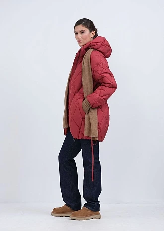 Пуховое пальто с капюшоном (1168UW-1039-A312)
